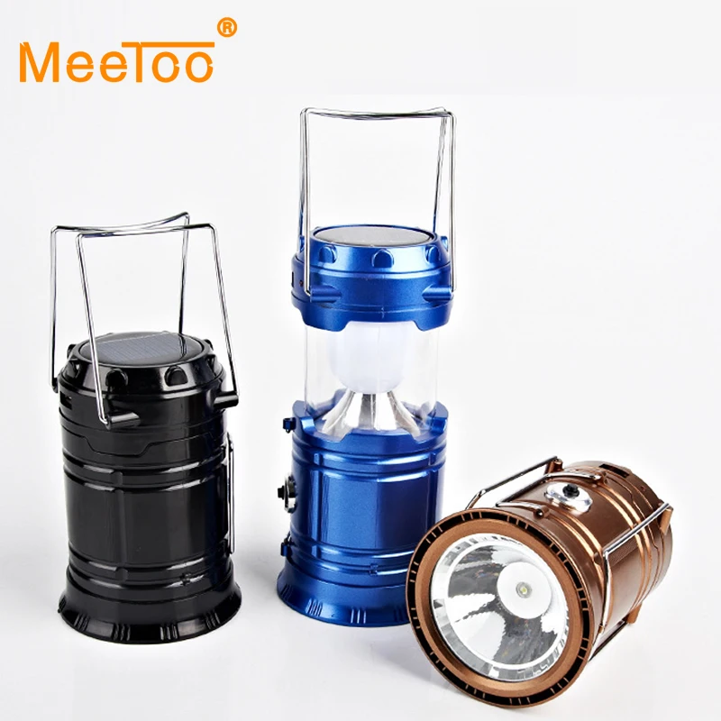 Портативная Светодиодная лампа MeeToo складной подвесной светильник на солнечной