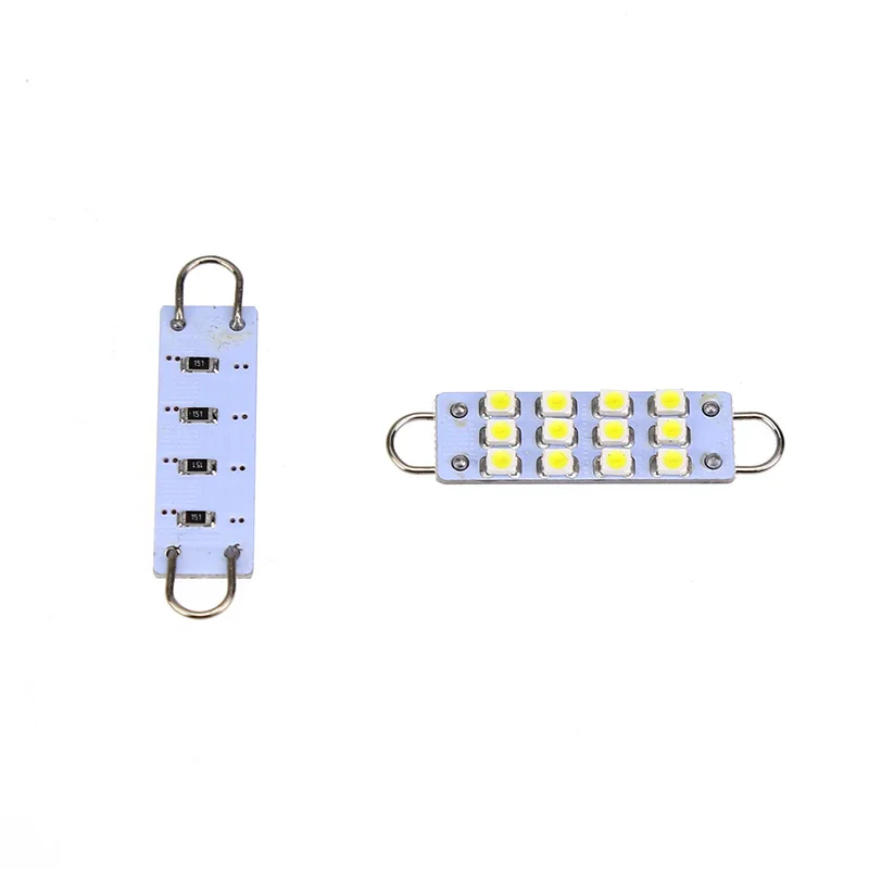 2 шт. 12 SMD 44 мм белый гирлянда с жесткой петлей 1 73 &quotсветодиодный светильник 561 562 567