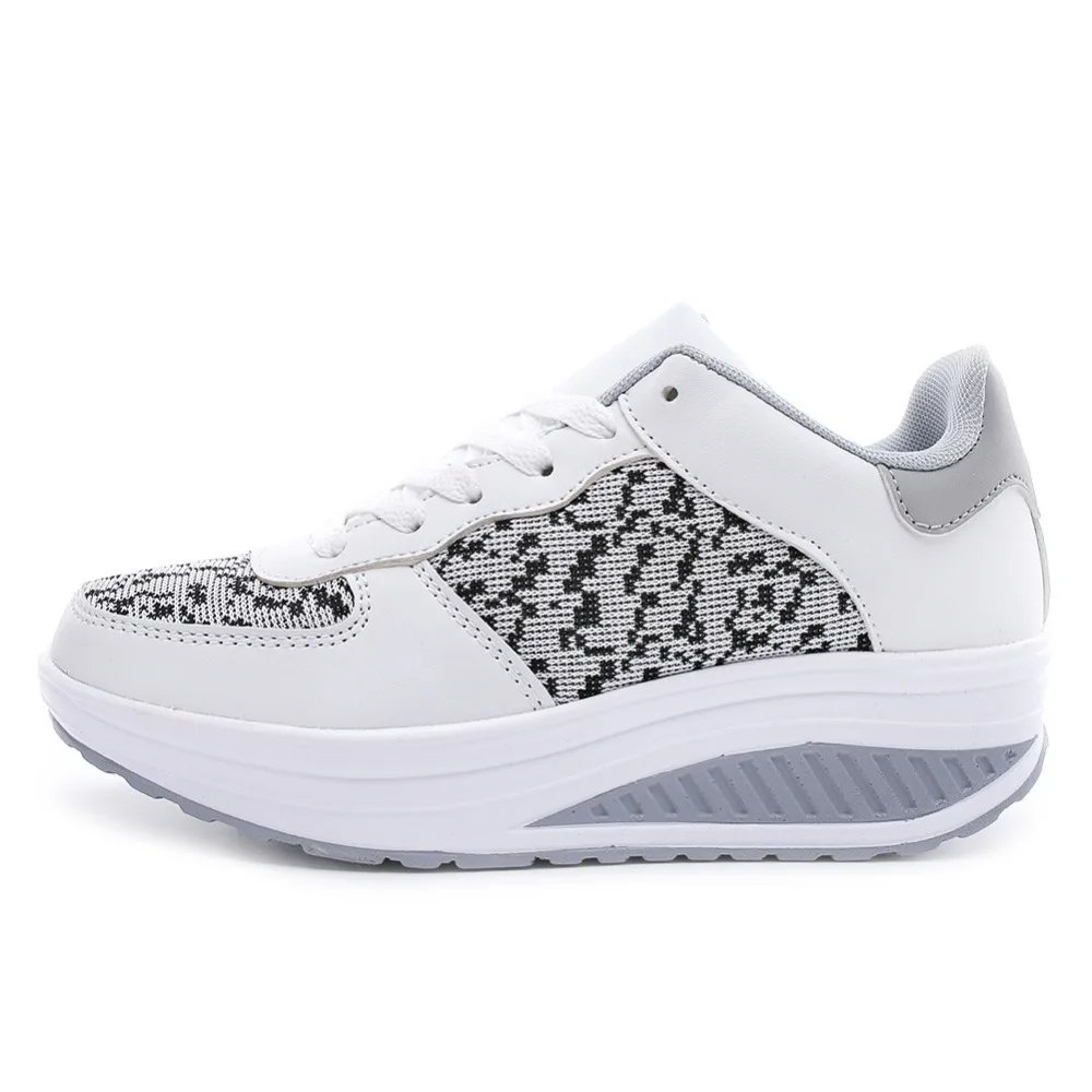 Shoes Woman Leather sneakers Walking Shoes Air Cushion Sports Shoes Shake Thick Soles Muffin Soft Sports Travel Women Shoes