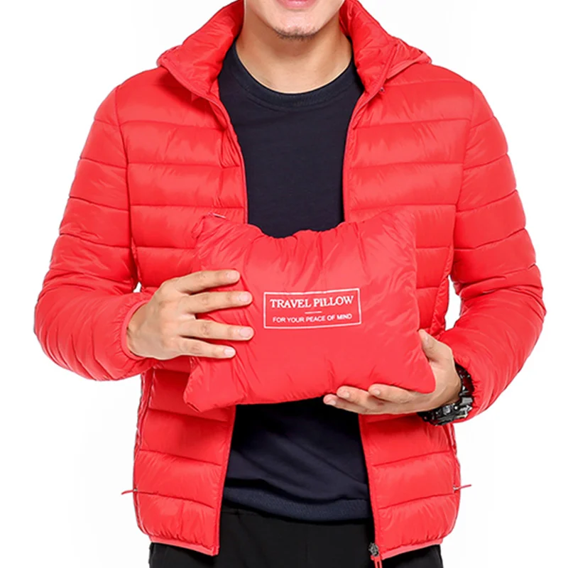 Мужская уличная куртка ZYNNEVA зимний теплый пуховик с длинными рукавами и подушкой