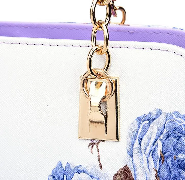 Pochette Роскошные картины цветы цепи женская сумка известный дизайнер кошельки и сумки дамы руки мешок основной L4-2689