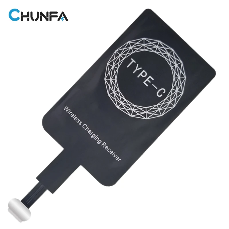 CHUNFA Qi Беспроводной Зарядное устройство приемник для Xiaomi Mi 6 5 Тип usb C катушки Ци
