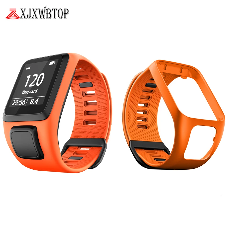 

Loop Connected Soft Silicone Strap For TomTom/Adventurer/Runner 2/3/Spark 3 Sport Silicone Band for TomTom Watch
