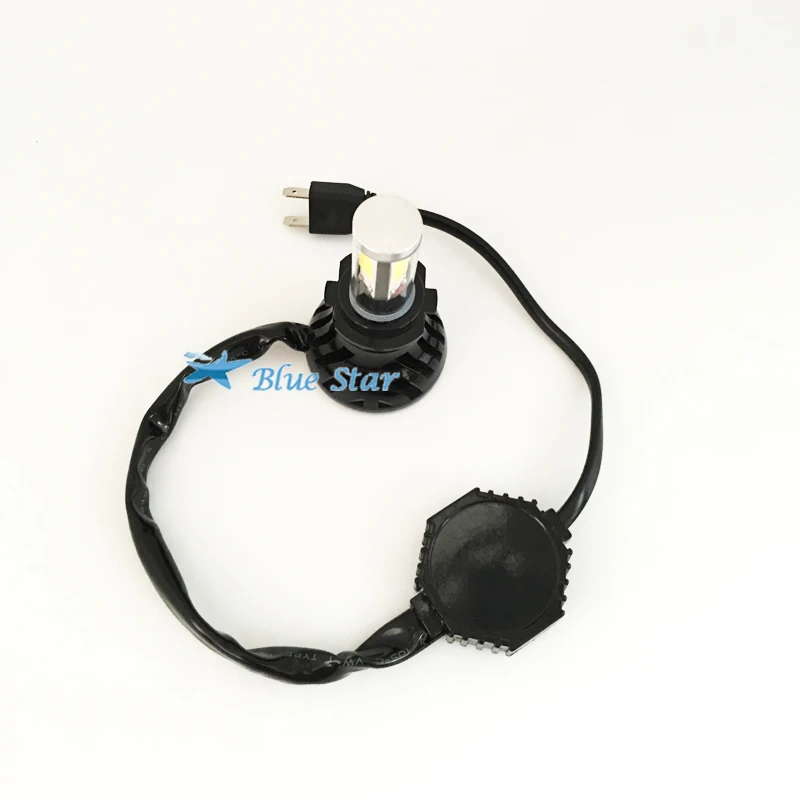 Светодиодная Автомобильная фара H7 80 Вт 8000LM 4 COB Led все в одном белая лампа для
