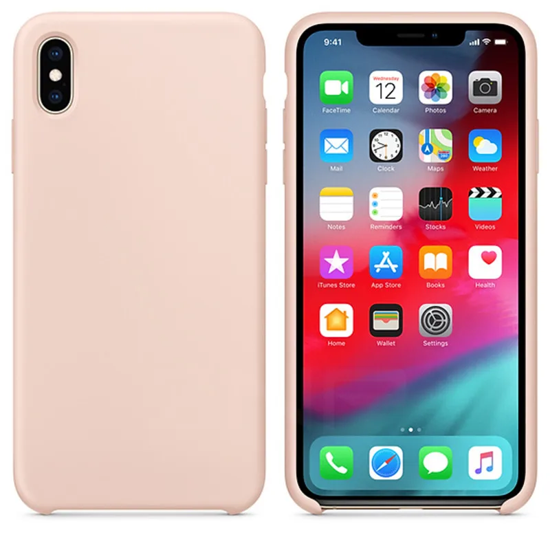 Pink ZNP мягкий силиконовый чехол для телефона для iPhone 6 6s 7 8 Plus X XS чехол для Max XR чехол для Apple iPhone X XS Max XR оболочка Капа - Цвет: Pink
