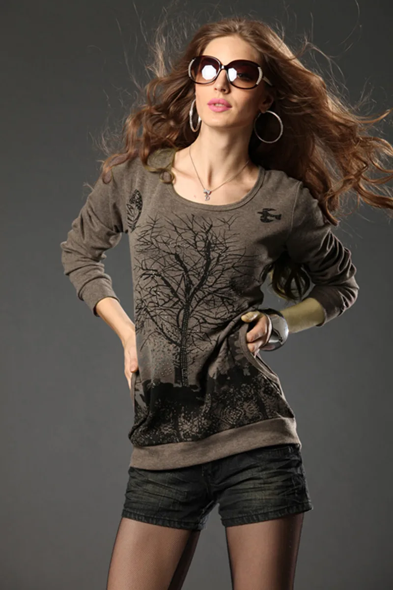 Plus Size Clothing Spring Fashion Pullovers Sweater Women Jumpers Loose Knitwear Long-Sleeve Cotton Sweaters Pull Femme 02 | Женская