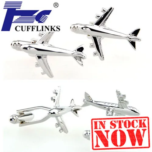 TZG10230 Plane Cufflink Cuff Link 2 Pairs Free Shipping Promotion | Украшения и аксессуары