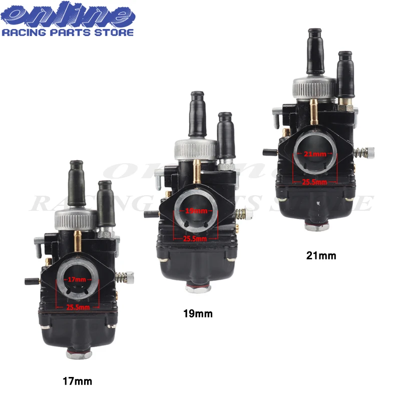 17 мм 19 мм 21 мм Dellorto DS черный гоночный Карбюратор Carb для PHBG DIO JOG 50cc 90cc BWS100 для Puch Yamaha Zuma