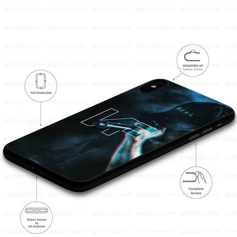 WEBBEDEPP NF Рэппер Мягкий силиконовый чехол для iPhone 11 Pro Xr Xs Max X или 10 8 7 6 6S Plus 5 5S SE Case |