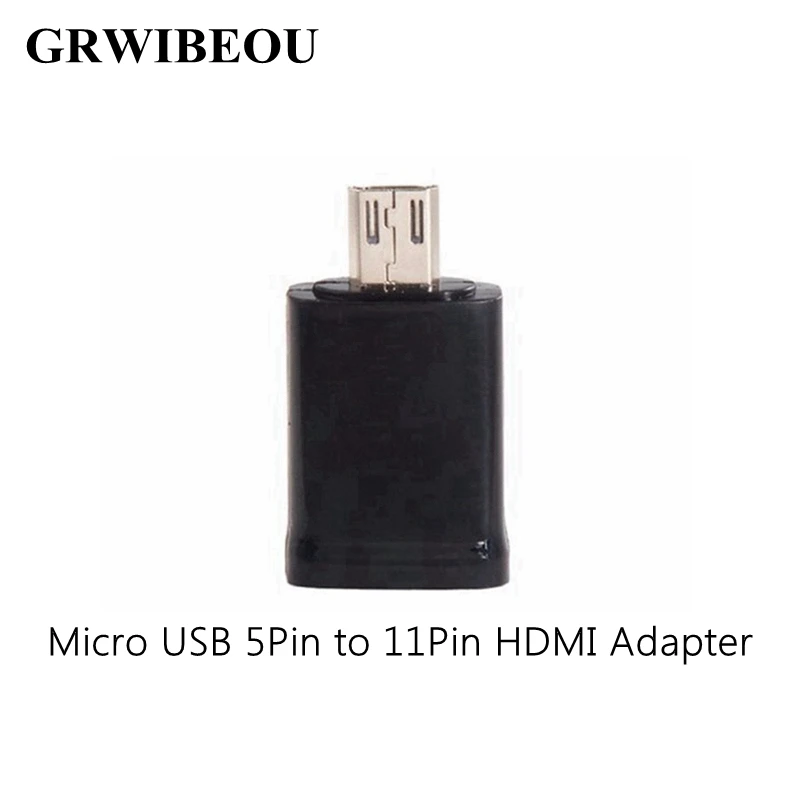 Кабель переходник с Micro USB 5 Pin на HDMI 11 для Samsung Galaxy SIII S3 S4 S5 Note 2 3 4 i9300 5pin