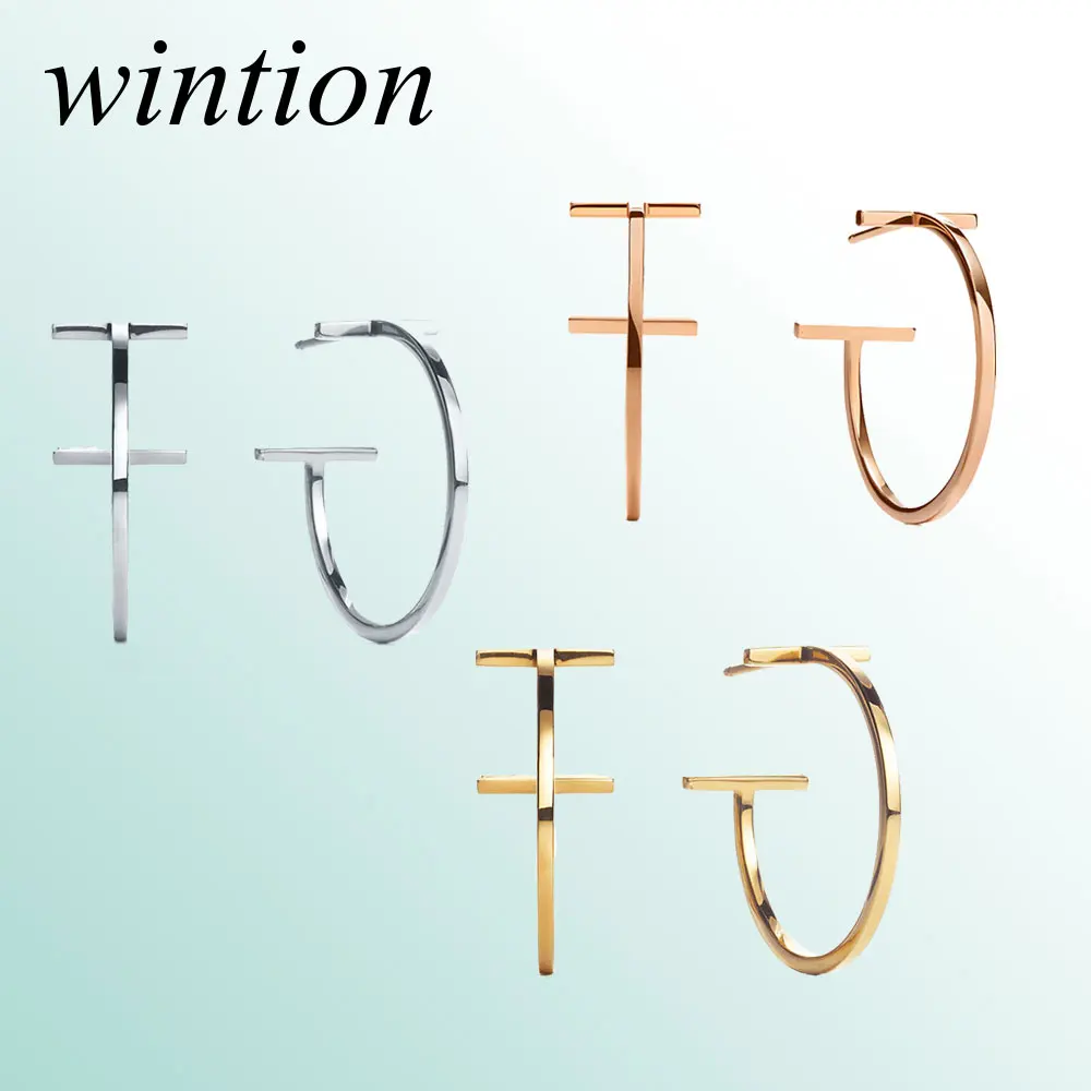 Wintion tiff серьги клипсы Оригинальные 100% стерлингового серебра 925 Женские