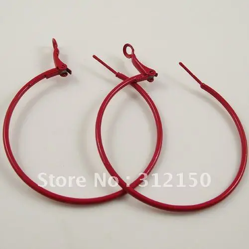 72 шт (36 пар) Бесплатная доставка красочные большие модные серьги кольца круглые