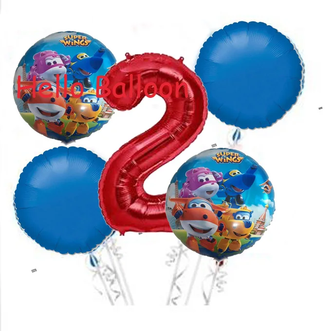 5 шт./партия, воздушный шар из фольги Superwings, 32 дюйма, вечерние шары из фольги, Супер Крылья, воздушный шар на свадьбу, воздушные шары для украшения