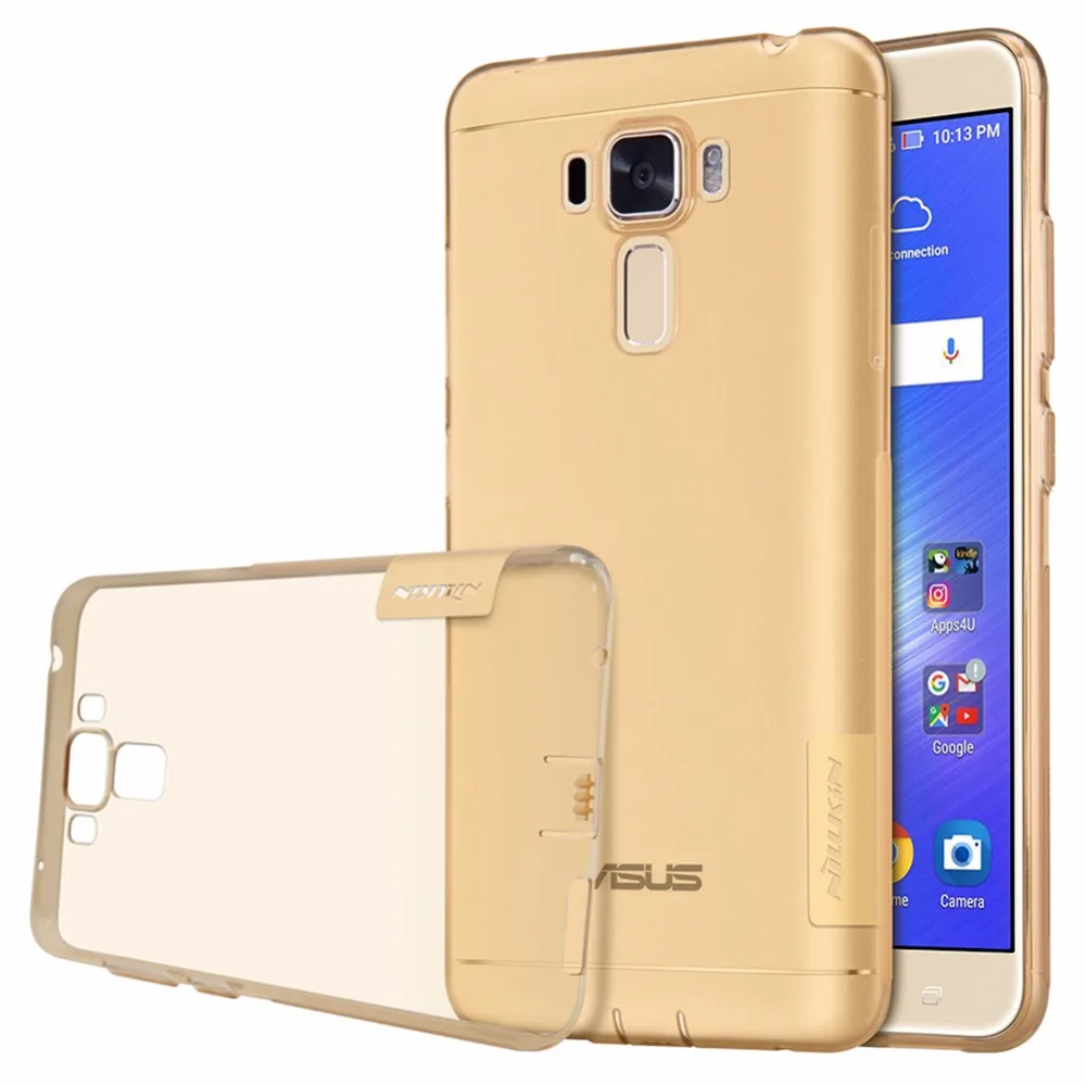 Чехол для Asus zenfone 3 Max ZC520TL Для Laser ZC551KL ZNILLKIN Nature прозрачный силиконовый мягкий