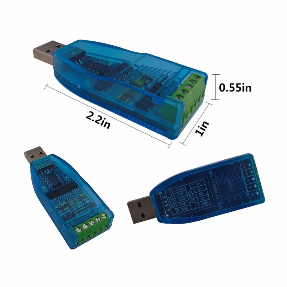 DSD TECH USB к RS485 RS422 конвертер с FTDI FT232 чип совместим Windows 10 8 7 XP и Mac OS X | Электроника