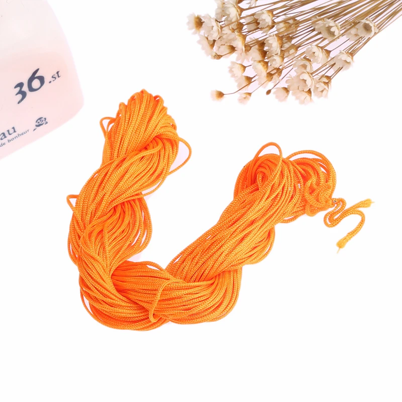 Нейлоновые шнуры с узлом 26 м/рулон тканые веревки для браслета сделай сам