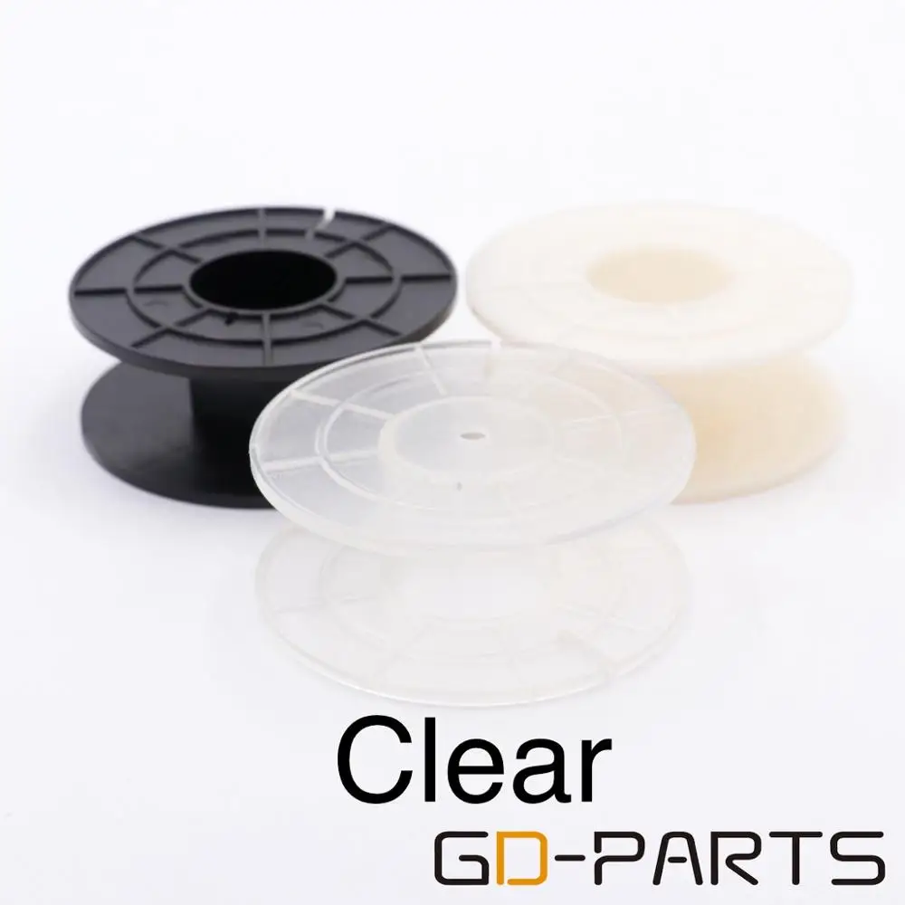 Clear 2 шт. 80x32 мм пластиковые катушки провода для DIY динамик Кроссовер Индуктор трансформаторы делитель частоты кремовый черный прозрачный - Цвет: Clear