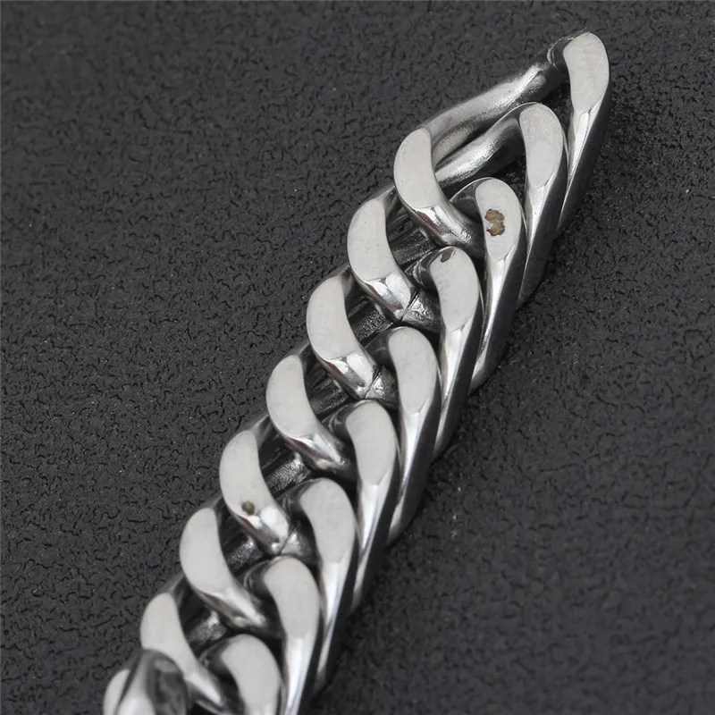 Мужской браслет-цепочка для велосипеда из нержавеющей стали 316L | Украшения и