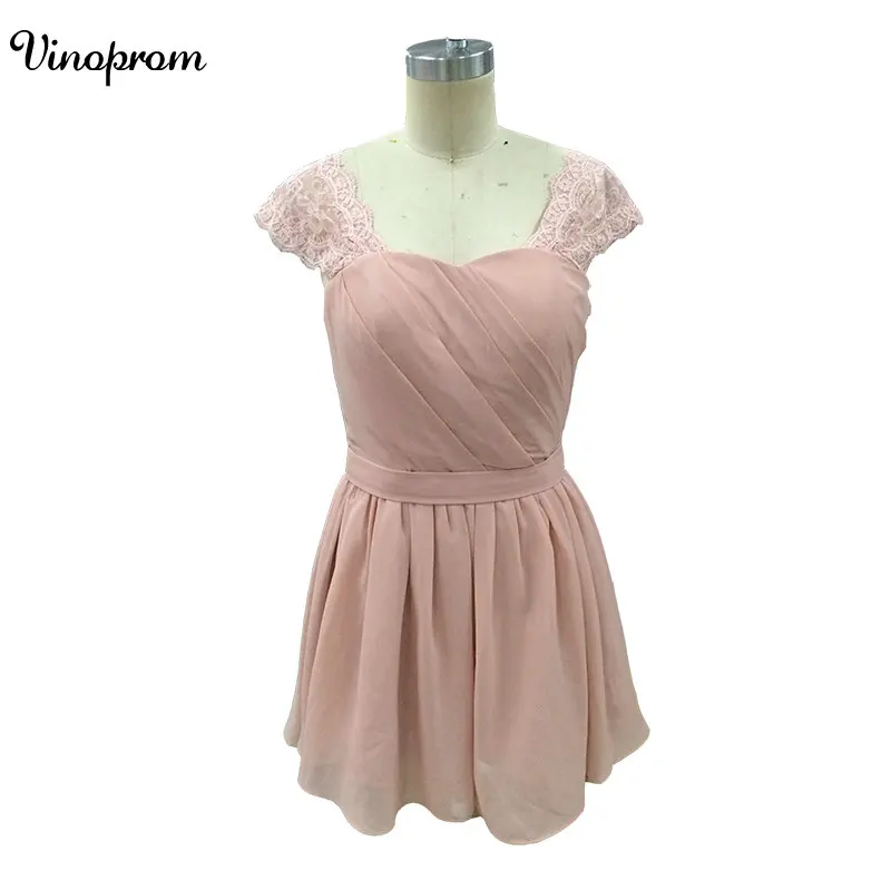 Элегантные коктейльные платья Vinoprom милое кружевное шифоновое коктейльное