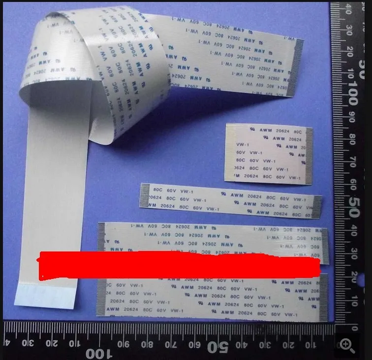 Индивидуальный заказ: плоский гибкий ленточный кабель FFC 4 - 80 контактов 30 800 мм