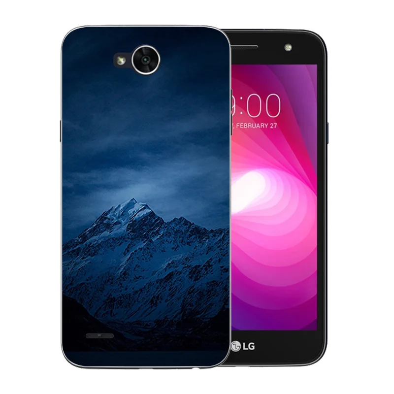 Для LG X power 2 K10 Мощность Силиконовые чехлы с принтом лошадки мягкие ТПУ для