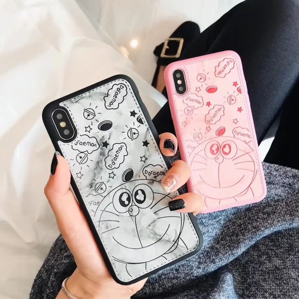 Милый 3D чехол для iPhone X 8 7 6 6s Plus Модный японский стиль чехлы из искусственной кожи