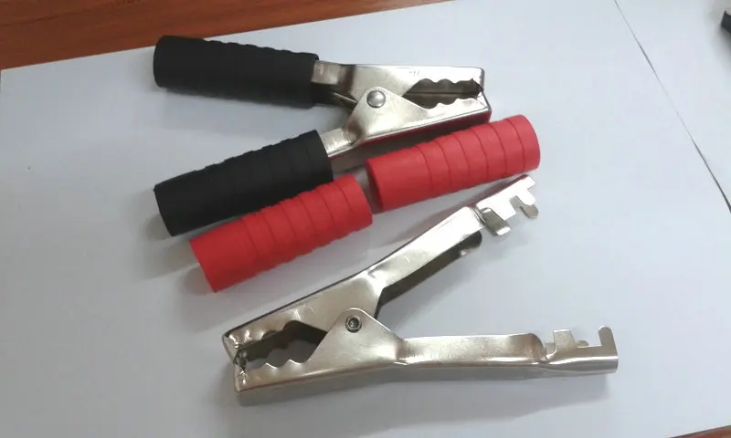 Зажим для автомобильного аккумулятора 10 шт. испытательный зажим типа крокодил 200