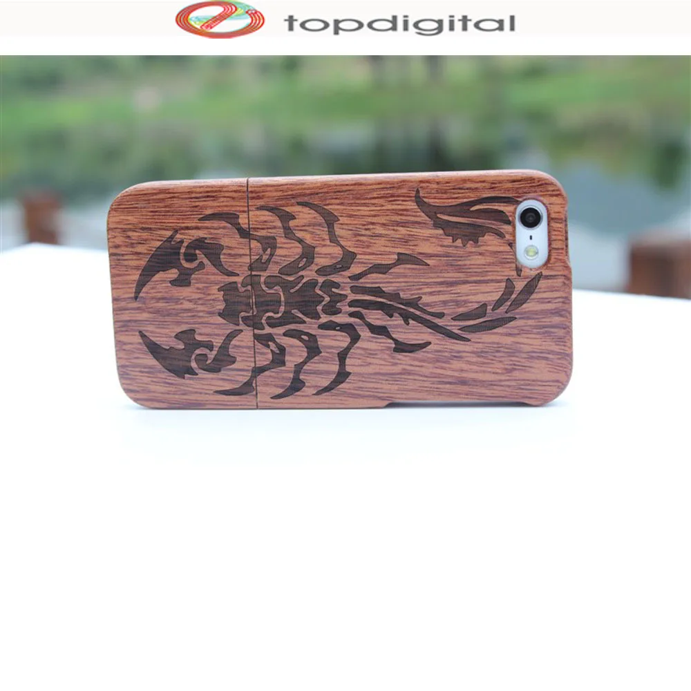 Чехол из натурального дерева для iPhone SE Жесткий задняя крышка Apple 5S 5 5c чехол