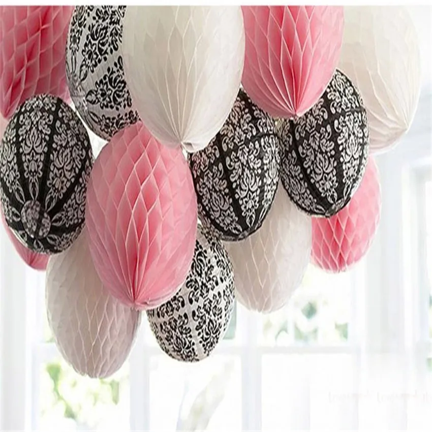 

5pcs/lot 6"(15cm) Decorative Tissue Paper Honeycomb Balls Flower Pastel Birthday Baby Shower Wedding Holiday Party Decorations