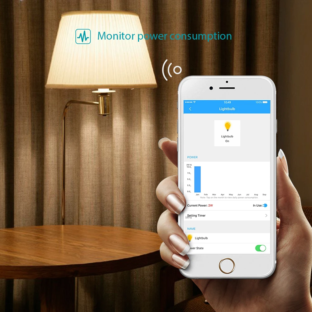 Koogeek Wifi умная розетка, светильник, адаптер, E26, умная лампа, база для Apple HomeKit Siri, умный пульт дистанционного управления [только для IOS]
