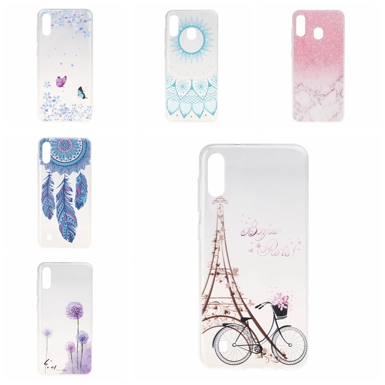 Мягкий чехол из ТПУ для Galaxy S10 S10e A9 star A8S M10 M20 A30 A50 M30 A70 A40 мандала хна Пейсли