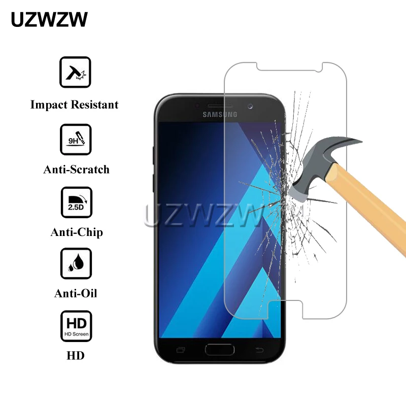 2 шт. закаленное Стекло для samsung Galaxy A5 A520 Экран протектор Защитная пленка, стекло для samsung A5 Стекло