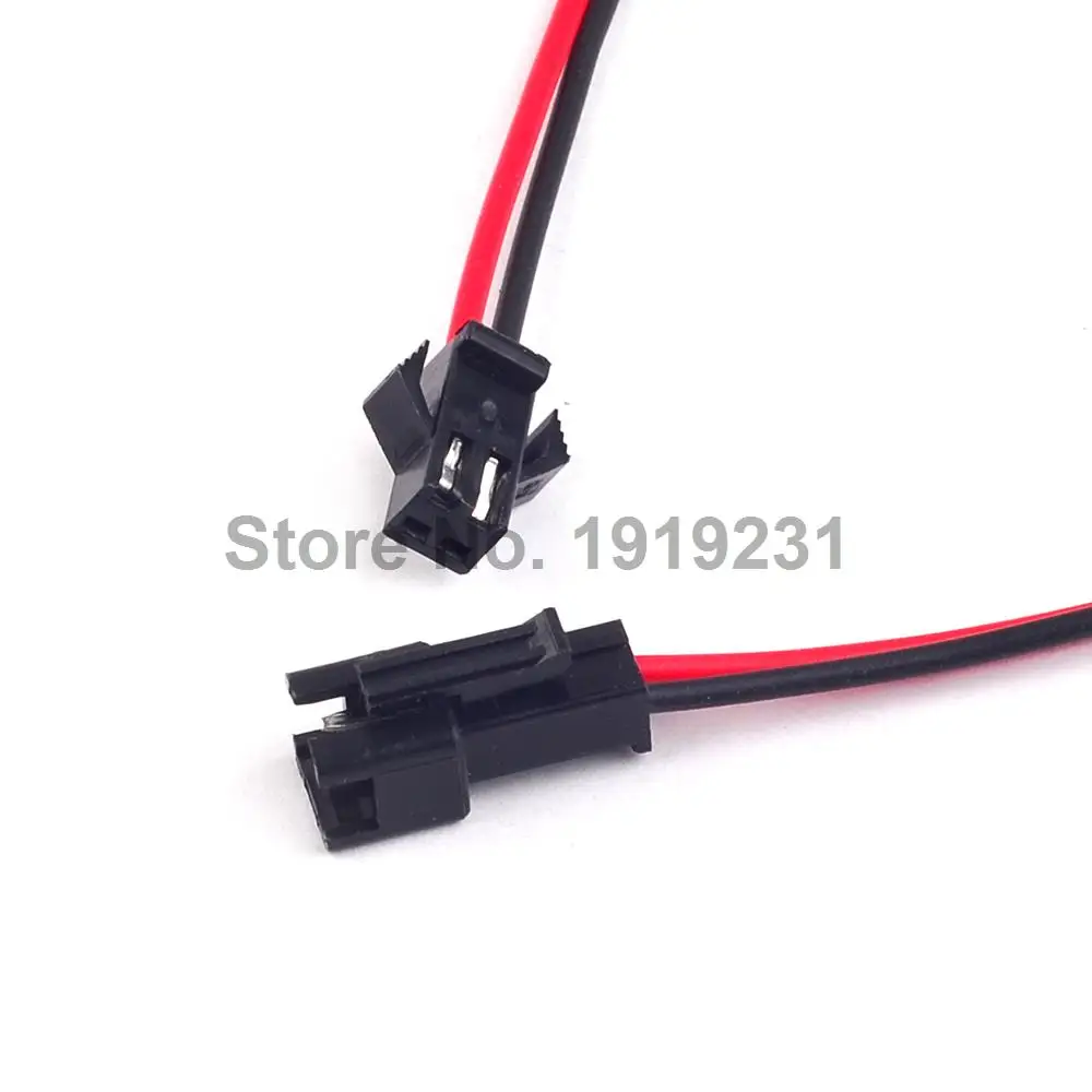 20 пар 2pin JST разъем для кабеля 15 см Одноцветный SMD 5050 3528 3014 5630 Светодиодная лента 2