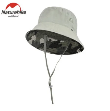 Khaki Naturehike Складная летняя быстросохнущая шляпа Солнцезащитная шляпа рыбака Сверхлегкий ведро Охота Пешие прогулки Рыбалка на открытом воздухе - Цвет: Khaki
