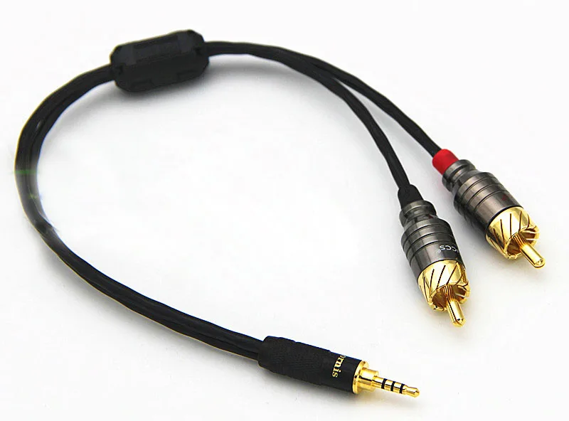 Аудиокабель HIFI TRRS со сбалансированным штекером 2 5 мм на RCA|Кабели VGA| |