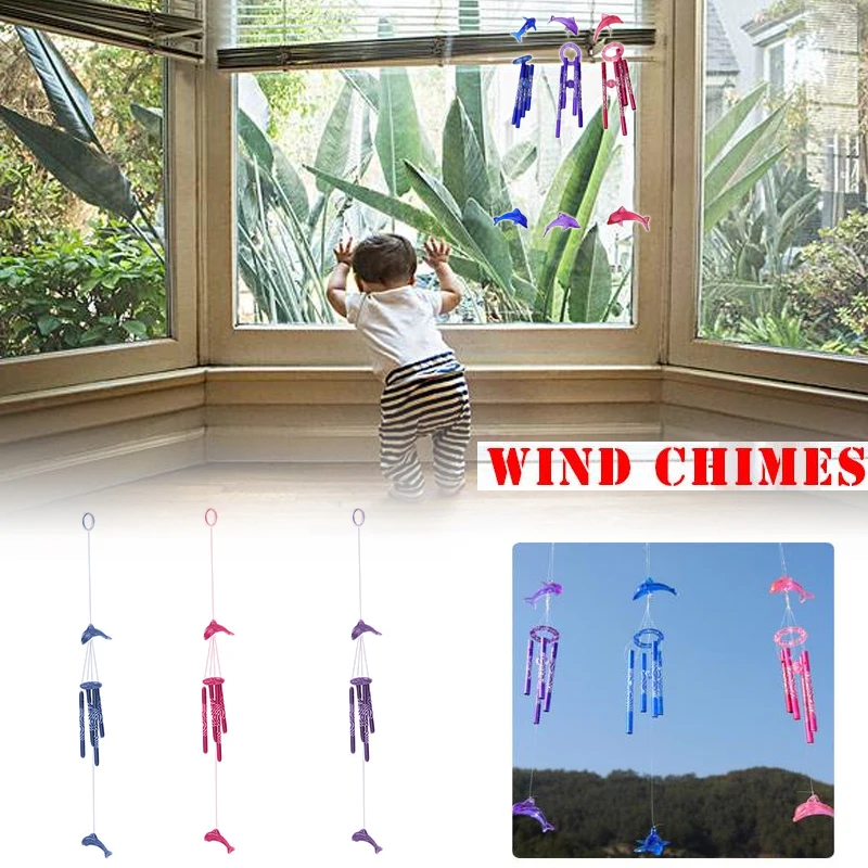 Дельфинов колокольчики висячие украшения для дома Креативные на удачу | Дом и сад