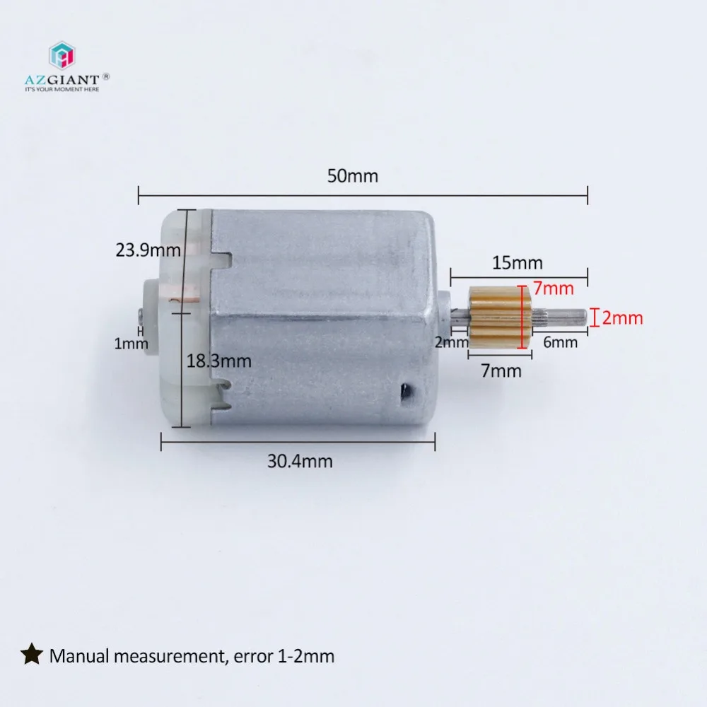 

12 teeth (7mm diameter*7mm height) 280 Micro Mini Motor 12V carbon Brush for car door lock actuator motor, trunk motor, ELV