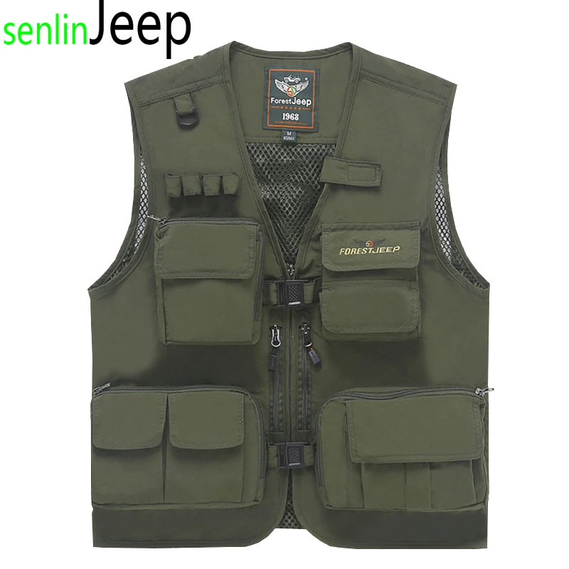 Новый бренд весной и летом Для мужчин модно жилет удобные дышащие большие