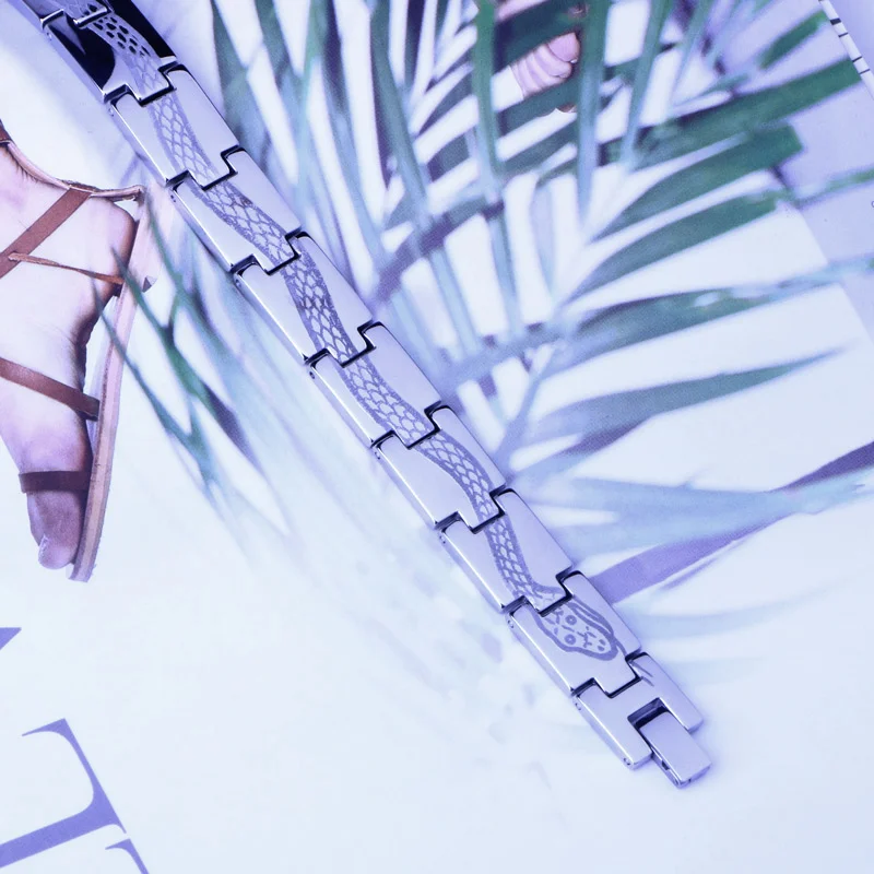 CHUKUI элегантный мужской ювелирный браслет серебристый цепочка из нержавеющей