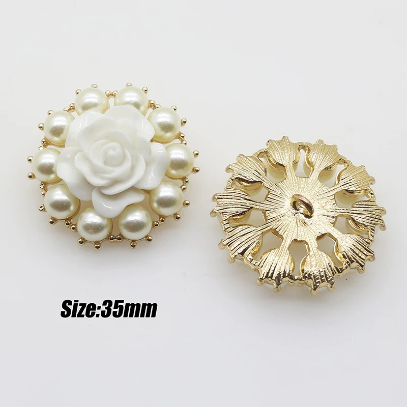 Пуговицы для украшения волос с жемчугом 10 шт./лот | Дом и сад