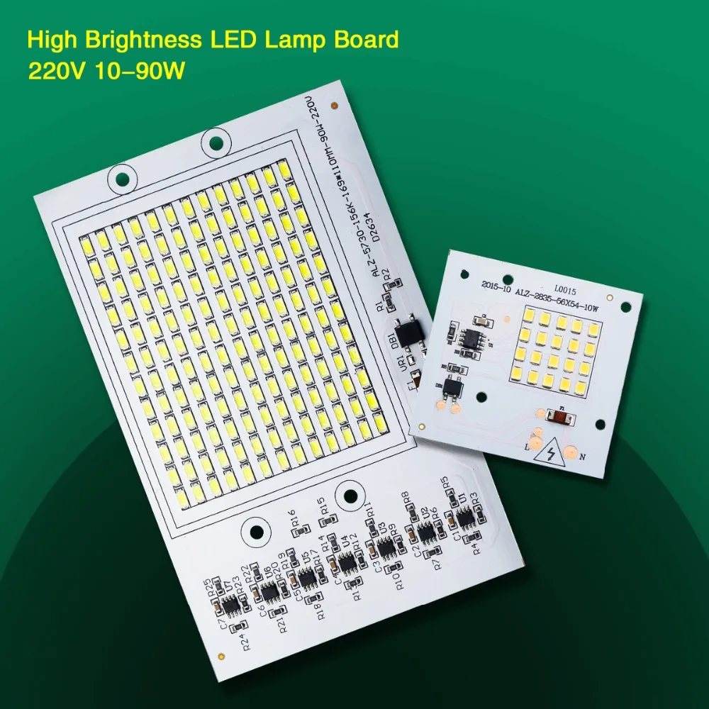 Светодиодная лампа Cob Chip Beans AC 220 В 230 SMD 10 Вт 20 30 50 90 с умным IC приводом точечный