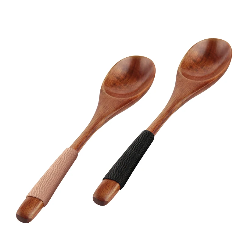 Деревянная ложка экологически безопасные столовые приборы обеденный суп чай мёд