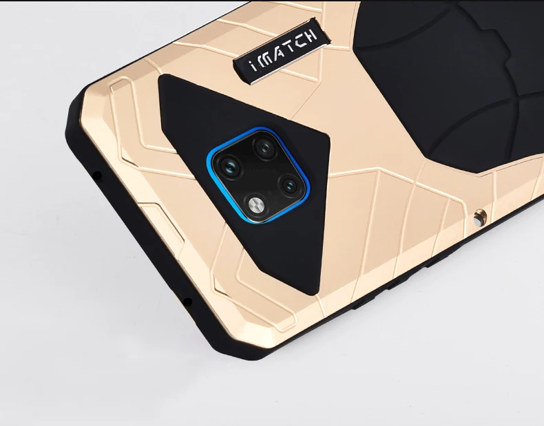 Повседневный водонепроницаемый чехол для huawei mate 20 Pro X роскошный противоударный алюминиевый металлический силиконовый чехол для huawei mate 20/Pro Чехол