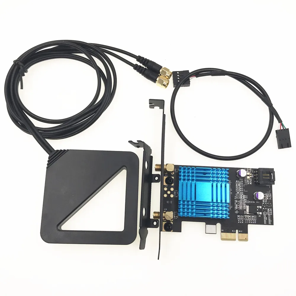 

Для Killer 1535 1535 внешний двухдиапазонный PCI-E 1X адаптер для настольной карты 1700 Мбит/с 867 Мбит/с 802.11ac Поддержка Bluetooth 4,1