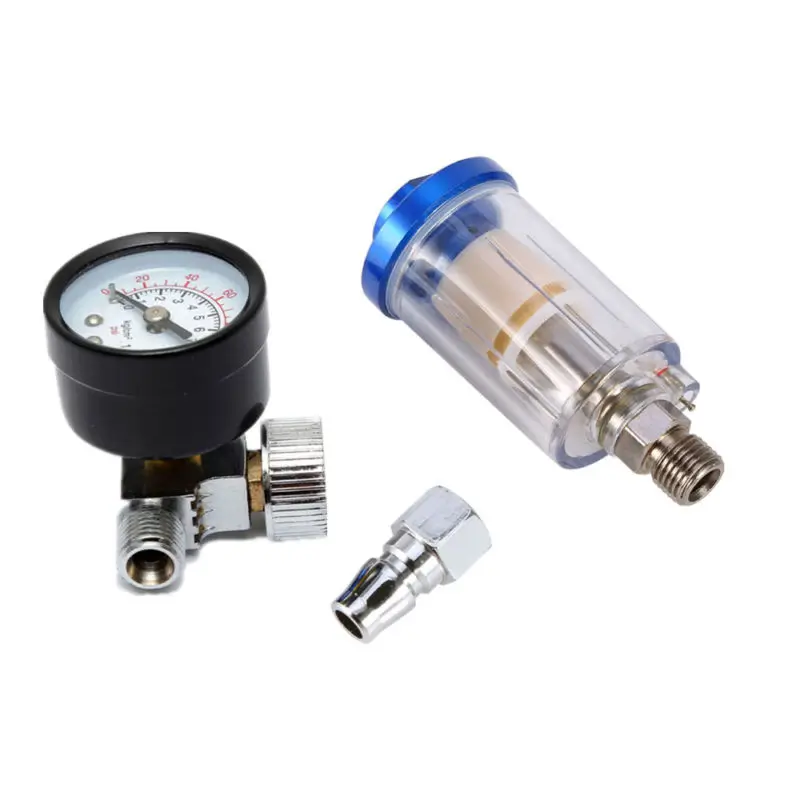 0-180 psi Профессиональный манометр пистолет для распыления краски автомобильный