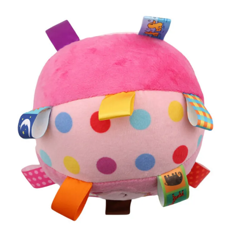 Детский развивающий мяч погремушка 5 цветов|Интерактивные игрушки для малышей| |