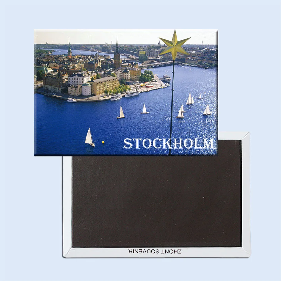 

gamla_stan_stockholm_sweden Fridge Magnets 21509 natural region Tourist Gift