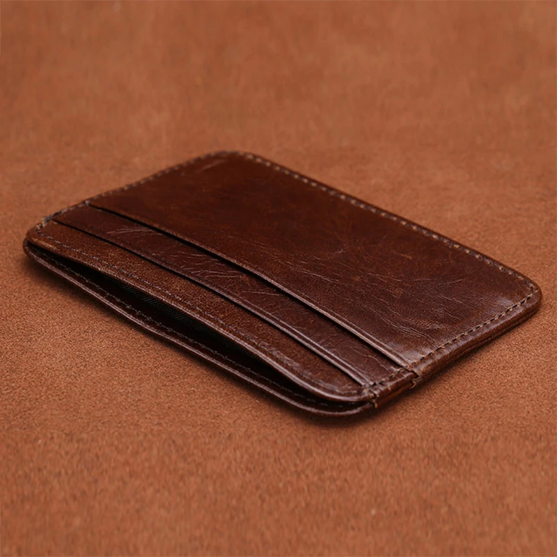 Лидер продаж 2017 мужской Карманный чехол из натуральной кожи с зажимом для денег