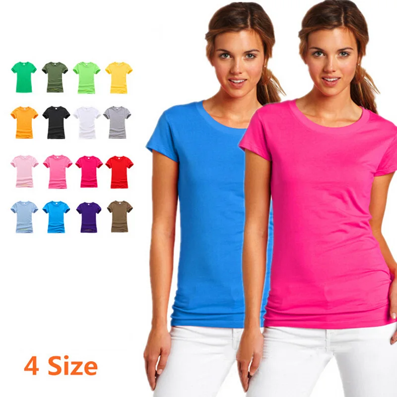 Футболка женские летние хлопковые кроп-топы футболка Женская Однотонная женская