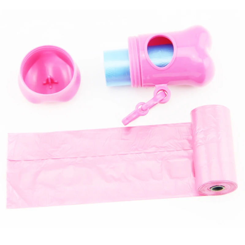 1 рулон мешок для выгула собак и шт. диспенсер костей | Дом сад